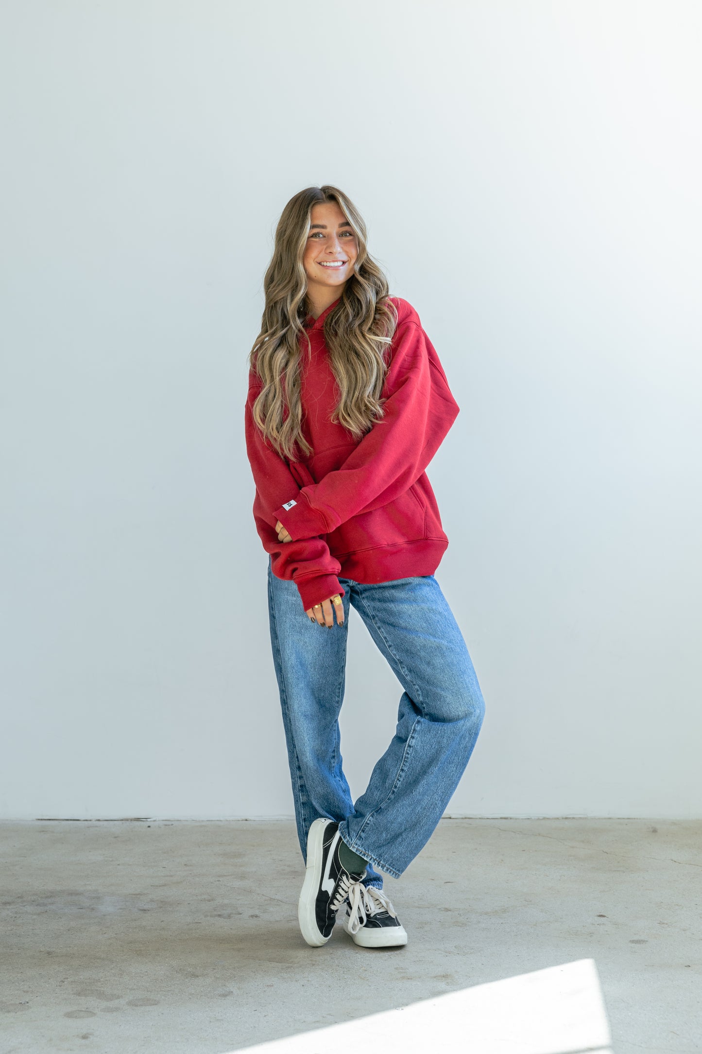 RASPBERRY BLANKET LINED HOODIE