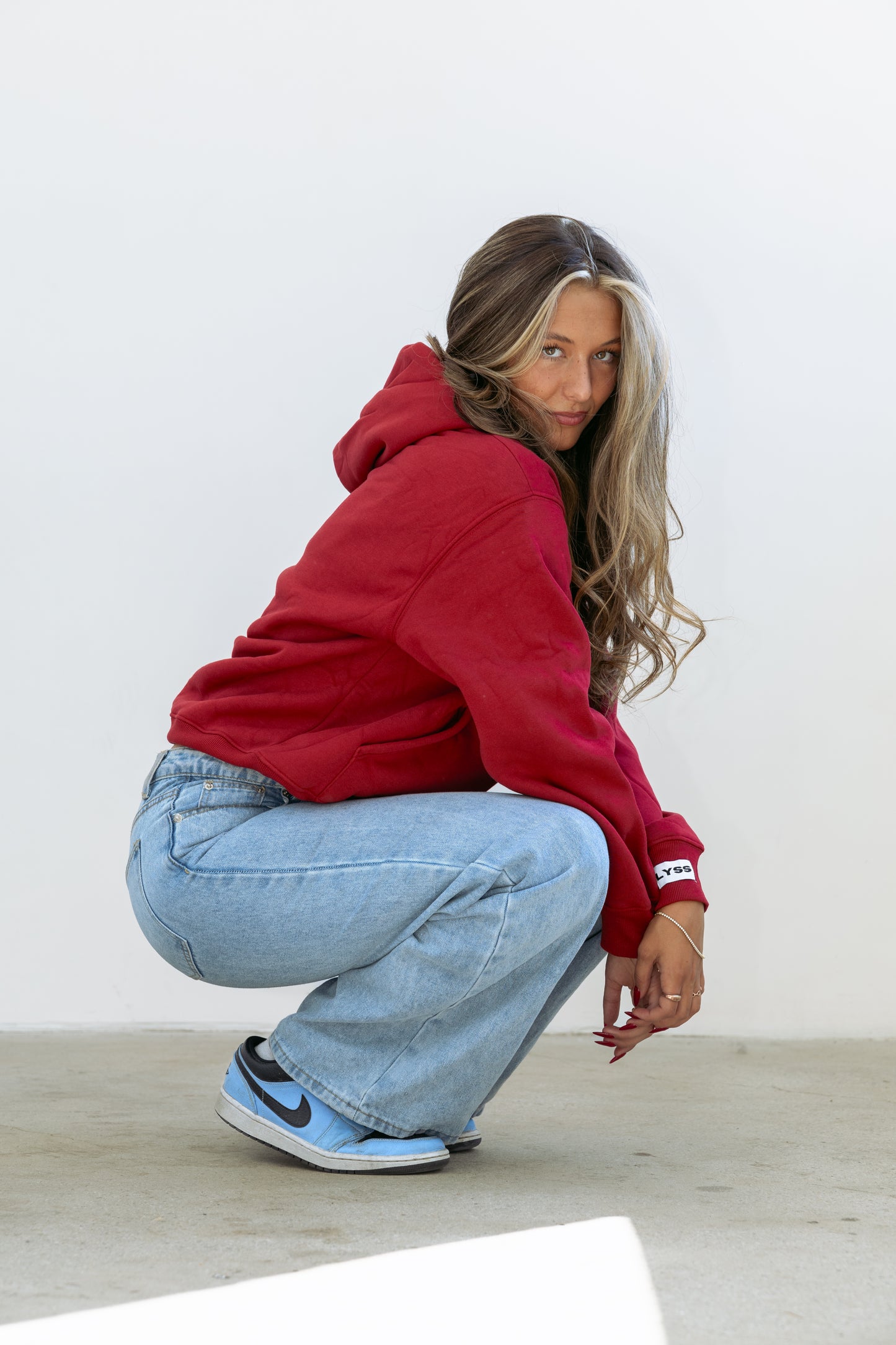 RASPBERRY BLANKET LINED HOODIE